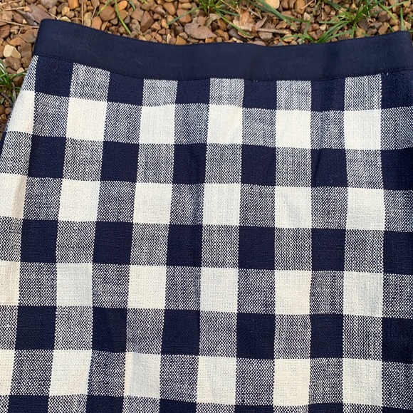 J. Crew Pencil Skirt Plaid Size 0 - Picture 4 of 7